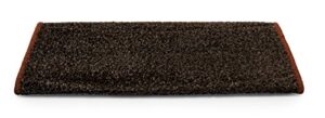 camco 42949 rv step rug ( premium radius wrap around step rug, turf material (22" wide) - brown)