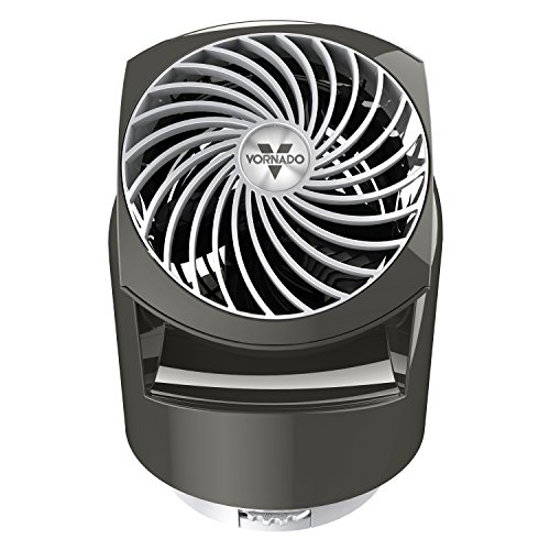 Vornado Flippi V10 Compact Oscillating Air Circulator Fan, Graphite Gray