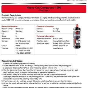 Menzerna Heavy Cut Compound 1000 1l