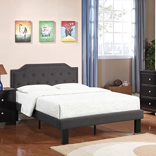 Poundex PDEX-F9347T Bed, Twin, Black