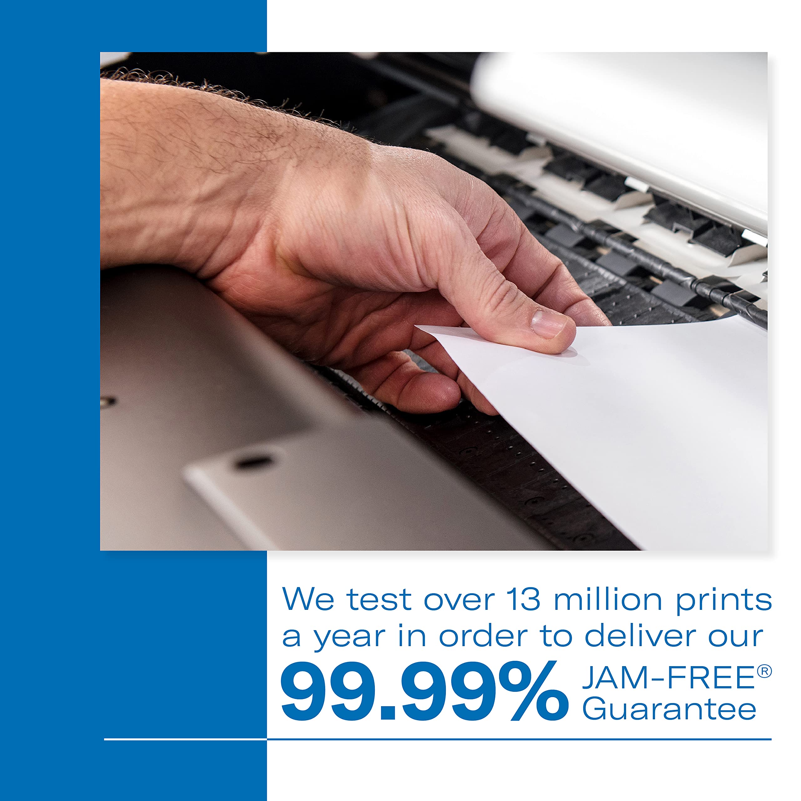 Hammermill Printer Paper, Premium Laser Print 24 lb, 8.5 x 11-5 Ream (2,500 Sheets) - 98 Bright, Made in the USA, 104640C