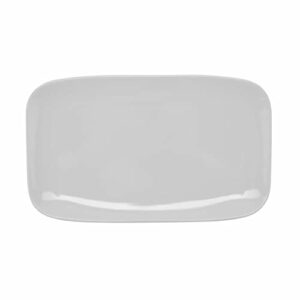 G.E.T. CS-6103-W-EC 11.25" x 7" White Break Resistant Rectangular Platter (Pack of 12)