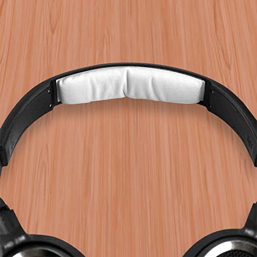 Geekria Protein Leather Headband Pad Compatible with Sennheiser HD228, HD218, HD219, HD229, HD220, Headphones Replacement Band, Headset Head Cushion Cover Repair Part (White)