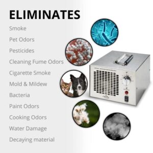 New Comfort Stainless Steel SS-700 Commercial Odor Removing Ozone Generator and Air Purifier Cleaner