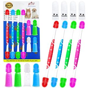 penvinoo 360 ° dog toothbrush pet toothbrush 360 ° finger toothbrush small to large dog