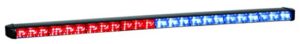 federal signal sl8f-rb latitude warning light, black housing red and blue leds, 8 led heads
