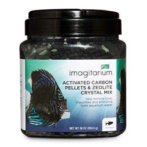 imagitarium activated carbon pellets & zeolite crystal mix, 30 oz.