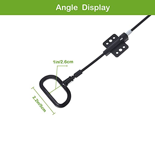 Podoy Recliner Cable Replacement for Sofa Chair Universal 44.5" with Release Pull Handle Adjust Cable D-Ring