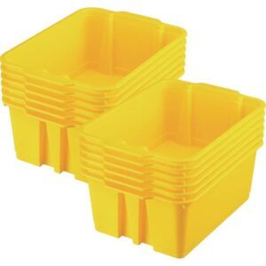 really good stuff classroom stacking bins (yellow)