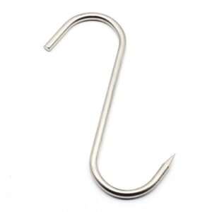 jartc 304 thick stainless steel s type meat hook very solid (10mm/8")