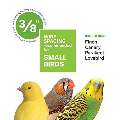 Prevue Pet Products South Beach Wave Top Bird Cage, Lime Green (SP50081)