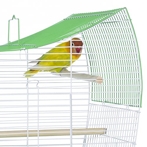 Prevue Pet Products South Beach Wave Top Bird Cage, Lime Green (SP50081)