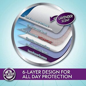 Simple Solution 6-Layer All Day Premium Dog Pads | Lavender Scent | 23 x 24 100 pads