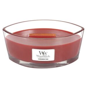 woodwick 76104 cinnamon chai hearthwick candle, red by woodwick
