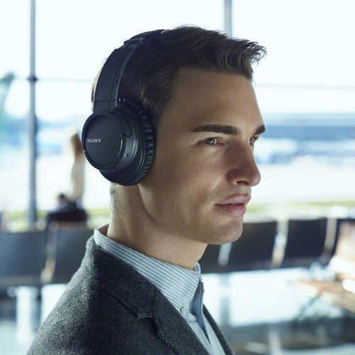 Sony MDR-ZX780DC Bluetooth and Noise Canceling Wireless Headphones /Headset With Case - MDRZX780DC (Black)