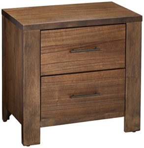 progressive furniture brayden nightstand, 26" x 17" x 25", brown