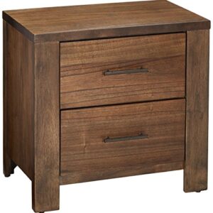 Progressive Furniture Brayden Nightstand, 26" x 17" x 25", Brown