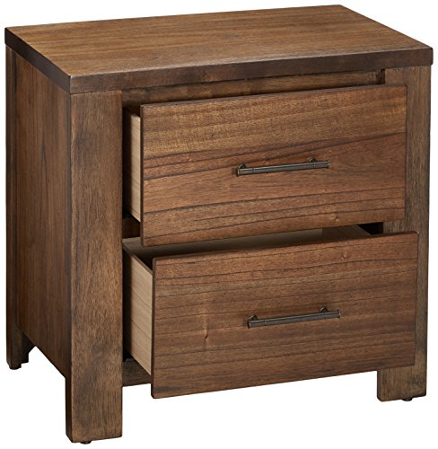 Progressive Furniture Brayden Nightstand, 26" x 17" x 25", Brown