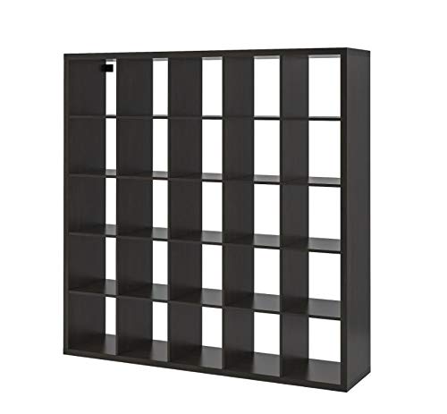 IKEA Kallax 5 x 5 Bookshelf Storage Shelving Unit Bookcase BLACK NEW Rep Expedit