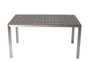 pangea home dt gray breeze dining table, 59"