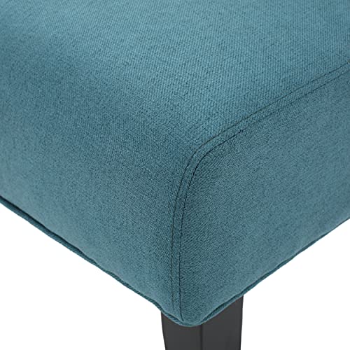 Christopher Knight Home Kassi Fabric Accent Chair, Dark Teal 29. 50”D x 22. 50”W x 32. 00”H