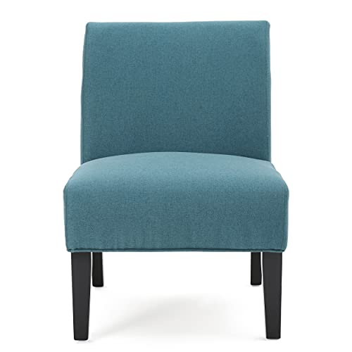 Christopher Knight Home Kassi Fabric Accent Chair, Dark Teal 29. 50”D x 22. 50”W x 32. 00”H