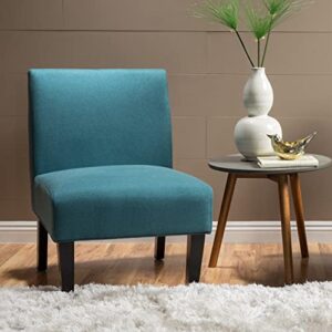 Christopher Knight Home Kassi Fabric Accent Chair, Dark Teal 29. 50”D x 22. 50”W x 32. 00”H