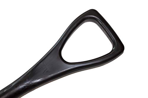 Bully Tools 92801 42-Inch One-Piece Poly Scoop/Shovel (Black)