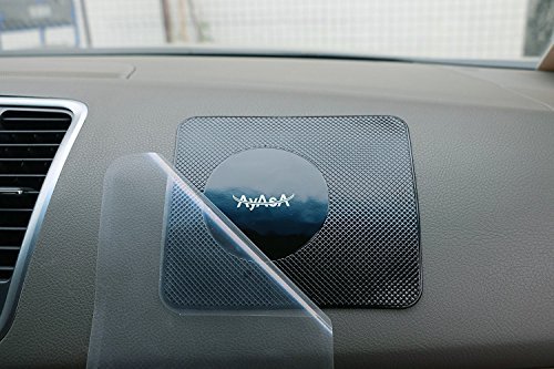 AyAsA Anti Slip Mat, Sticky, Non Slip Pads Sticky Pads/Dash Cell Phone Mount/Sticky Mat and Anti Slip Pad/Dashboard Pad/Non Slip pad for car/Car Dash Accessories - Sticky Gel Pads Dashboard