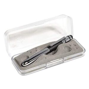 Fisher Space Pen Removable Clip Ballpoint Pen, Black with Chrome Cap, Stylus and Chrome Clip (BGBC-CL/S)