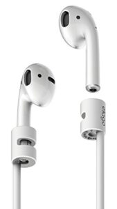 elago airpods strap [white] - [compatible with apple airpods 1 & 2][compact][lightweight][ideal length] – for apple airpods 1 & 2