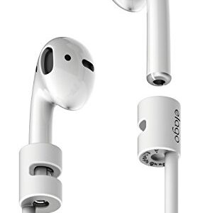 elago AirPods Strap [White] - [Compatible with Apple AirPods 1 & 2][Compact][Lightweight][Ideal Length] – for Apple AirPods 1 & 2