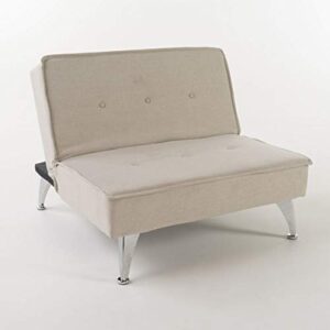christopher knight home gemma fabric sofa bed, mellow ivory, dimensions: 37.00”d x 36.25”w x 29.00”h
