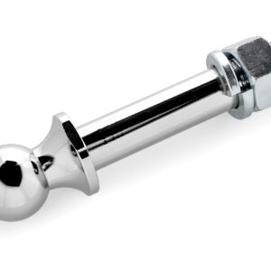 EAZ LIFT Chrome Hitch Ball | Allows for Easy Installation with a 6000 lb. Rating | Can be Used with The R3 Recurve Hitch | 2" Ball and 6-5/8" Shank with 1-1/4" diamater (48759)