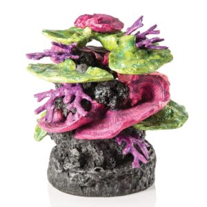 biorb 48361 coral rock ornament, green/purple