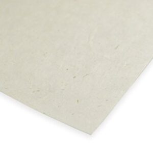 Handmade Lokta Laser and Inkjet Printer Paper (100 Sheets, Natural)