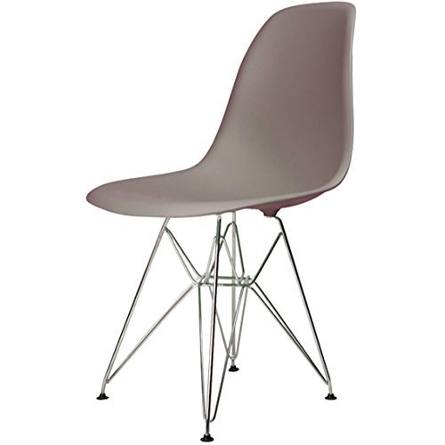 2xHome CH-RayWire(Grey) Dining Chair