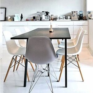 2xHome CH-RayWire(Grey) Dining Chair