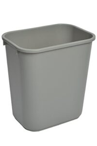 janico 1037gy 10 gallon waste basket,grey