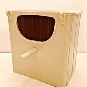 Sugar Glider/Small Animal/Bird Front Clips Nesting Box Washable(Approx. Size 4" Side by 3.5" deep by 5")(