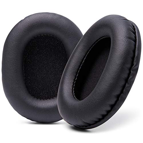 WC Wicked Cushions Replacement Ear Pads for Sony MDR 7506 | Softer Leather, Luxurious Memory Foam, Unmatched Durability | Compatible with MDR 7506 / MDR V6 / MDR CD900ST | (PU Leather)