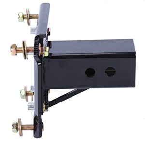 ECOTRIC Trailer Receiver Hitch 2" Bolt On Compatible with Polaris RZR XP 4 1000 Razor 3000lbs