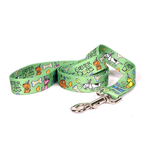 Yellow Dog Design Standard Lead, Easter Dogs, 1" x 60" (5 ft.)