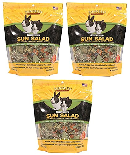 Sun Seed Vitakraft Vita Prima Sun Salad Treat for Rabbits (Pack of 3)