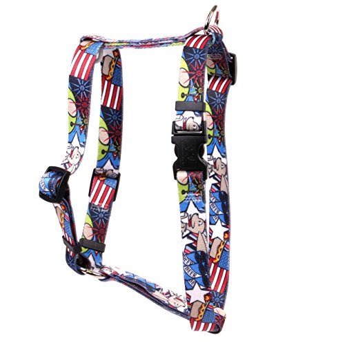 Yellow Dog Design American Dream Roman Style H Dog Harness, Small/Medium