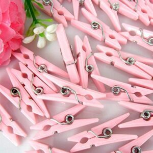 tytroy baby shower clothespins small clothespins favors - party game 48pc (pink)