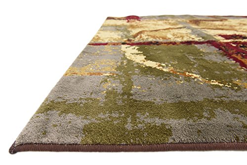 Unique Loom Barista Collection Area Rug - Catuai (5' 1" x 8' Rectangle, Multi/ Brown)