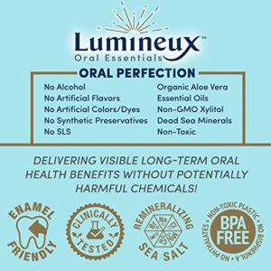 Lumineux Sensitivity Toothpaste - Fluoride Free, Certified Non-Toxic - NO Artificial Flavors, Colors, SLS Free, Dentist Formulated - Relieves Sensitive Teeth Without the Harm - 3.75 Oz