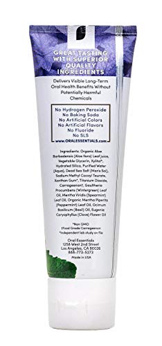 Lumineux Sensitivity Toothpaste - Fluoride Free, Certified Non-Toxic - NO Artificial Flavors, Colors, SLS Free, Dentist Formulated - Relieves Sensitive Teeth Without the Harm - 3.75 Oz