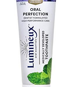 Lumineux Sensitivity Toothpaste - Fluoride Free, Certified Non-Toxic - NO Artificial Flavors, Colors, SLS Free, Dentist Formulated - Relieves Sensitive Teeth Without the Harm - 3.75 Oz